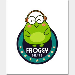 Froggy Beats Posters and Art